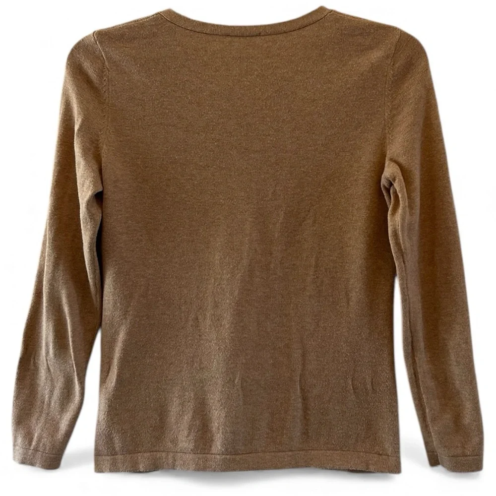 Talbots Petite Camel Sweater size P - Picture 2 of 8